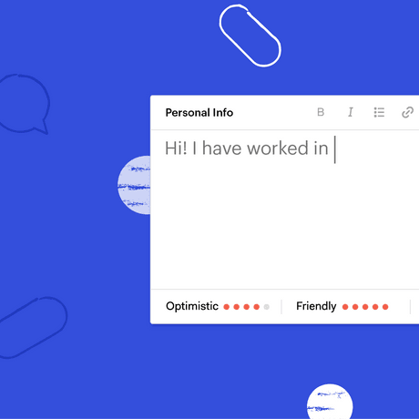 Menulis profil pribadi di CV
