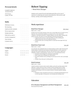 Pilih templat Toronto dan buat CV profesional